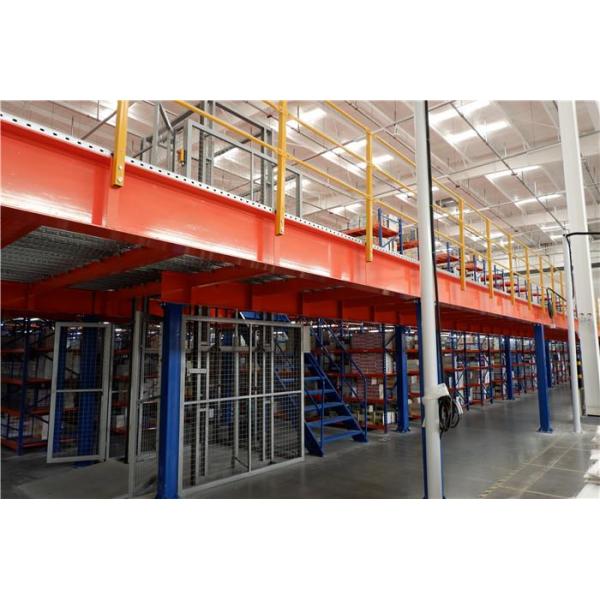 Heavy Duty Steel Platform System Warehouse Mezzanine Solution Fully Bolted Structure