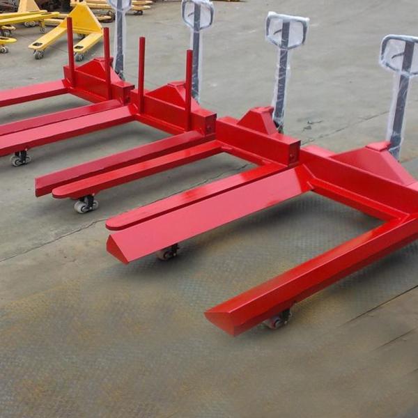 Reel Carrier HPT30N 1000kg Fork Pallet Hand Hydraulic Lifting Trolley