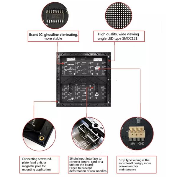mirror led screen P3 indoor advertising poster mirror led display