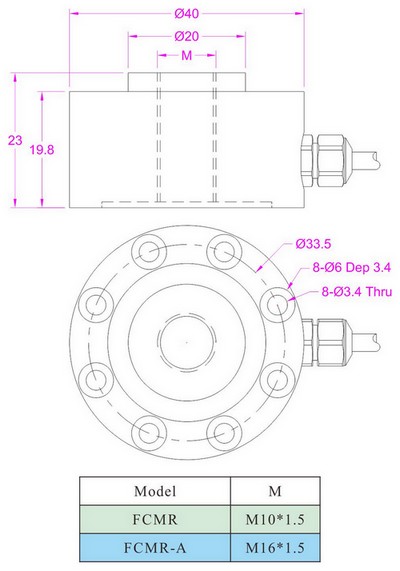 Pancake Load Cell 2kN