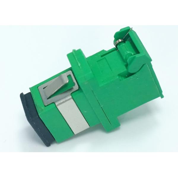 Flangeless Fiber Optic Coupler with Shutter