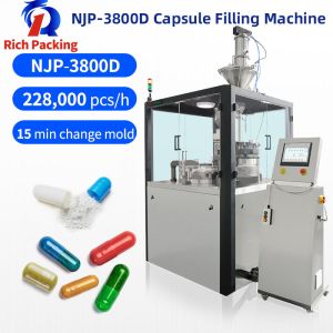 Buy cheap Efficient Automatic Capsule Filler , 3800 Pcs / Min Pill Capsule Machine product