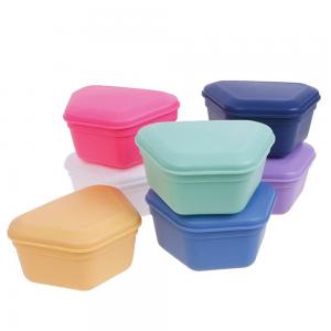 China Colorful Durable Dental Denture Box For False Teeth Oral Tooth Care on sale