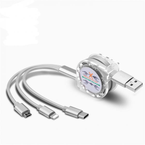 Promotional Multi-functional USB Stretch Cable Logo Customized