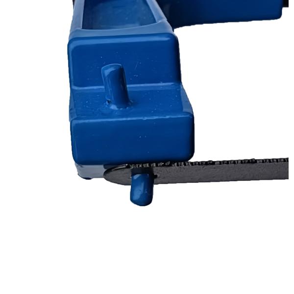 Adjustable Hacksaw Frame 12" With 24 TPI High Tension Bi-Metal HSS Blade Steel & Al Alloy Provides 90° Vertical And 45°
