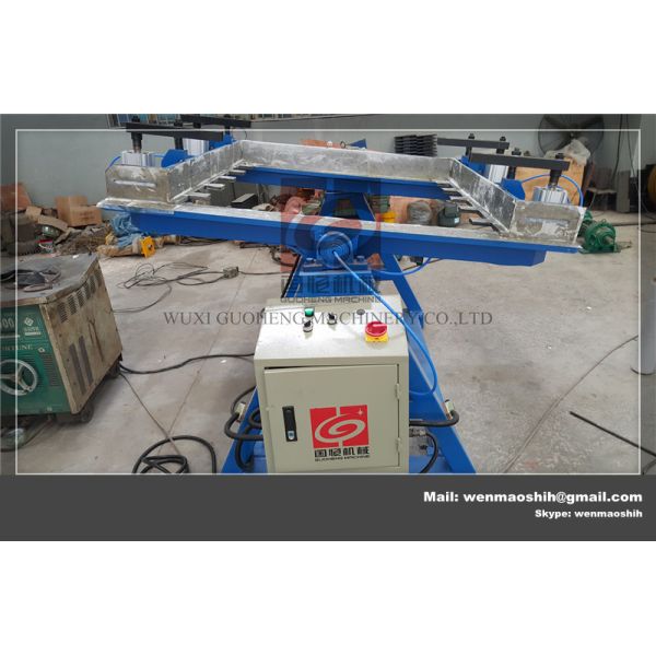 Baffle Assembling Box Beam Welding Machine MIG / CO2 Welding