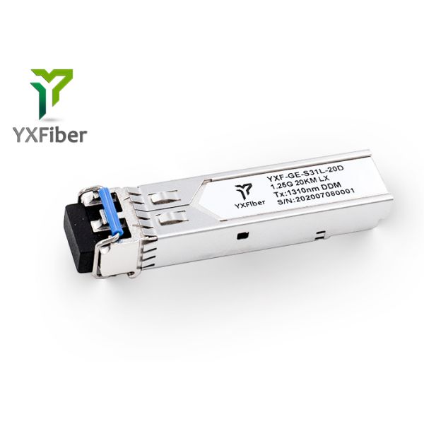 1.25G SFP-LX Dual 20km 1310nm DDM Dom LC Connector single mode fiber sfp transceiver module