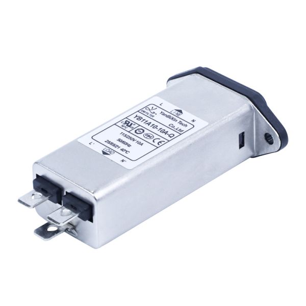YB11A10-10A-Q IEC Inlet Filter Long Model Socket EMI Filter For Blood Cell Analyzer