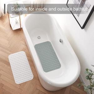 Buy cheap Sturdy Washable Silicone Non Slip Bath Mat For Bathroom Rectangular shape product