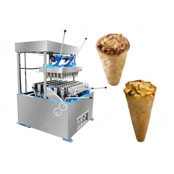 Electric Pizza Cone Making Machine , Cone Pizza Equipment 5mm Thickness 1200PCS/H