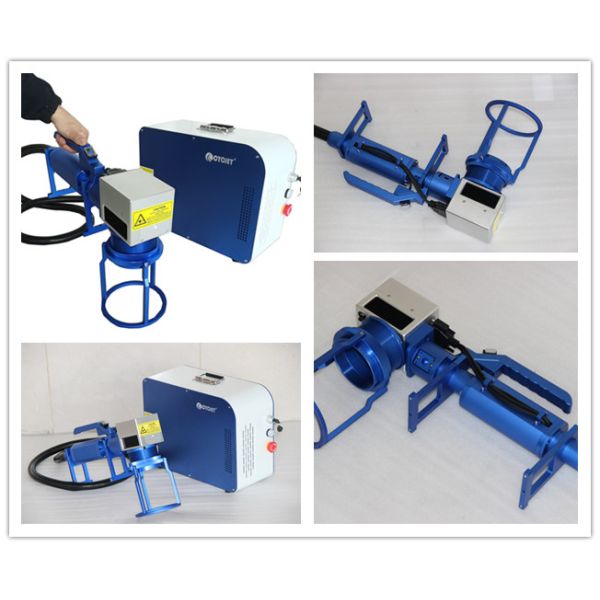 High Resolution Handheld Laser Coding And Marking Machine Metal Can