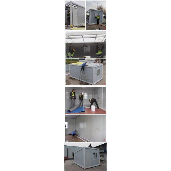 3 storey Modular Container Temporary Housing For Construction Workers