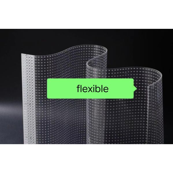 Transparent Self Adhesive LED Display Film Ultra-Thin Video Wall Digital Signage Billboard TV