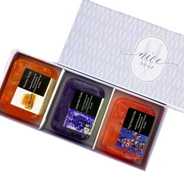 Custom Soap Set Rigid Packaging Box with Insert Environmentally Friendly Paper Gift Packaging