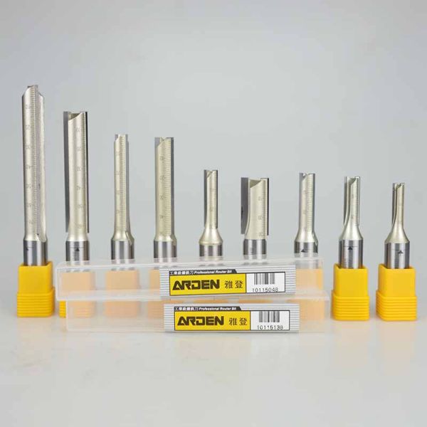 ARDEN Flush Trim Bit Wood Turning Carbide Woodworking Cutting Tools Double-Edged Metric Straight Knife Milling Cutter