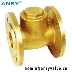 Buy cheap 4 200 WOG Brass Flanged Check Valve Temperature Resistance product