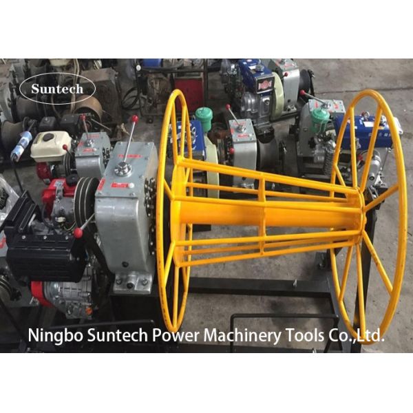 5 Ton Belt Drive Recovery Wire Take-Up Cable Winch Puller Machine