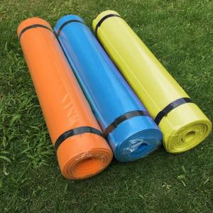 Buy cheap Colorful Anti Slip Yoga Mat , Gym Fitness Thick Exercise Mats With Bandages product