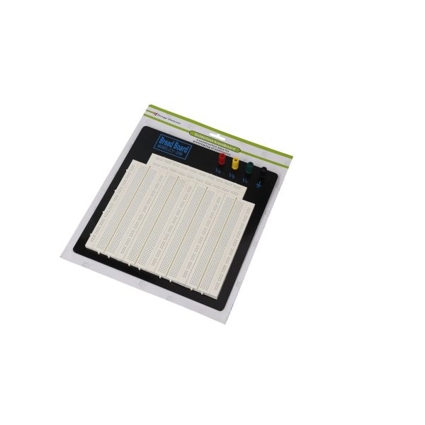 White Combined Solderless Circuit Board Breadboard 2420 Tie - Points Round Holes