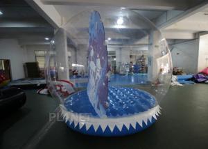 Buy cheap 3m Inflatable Human Size Snow Globe For Promotion Fire Retardant product
