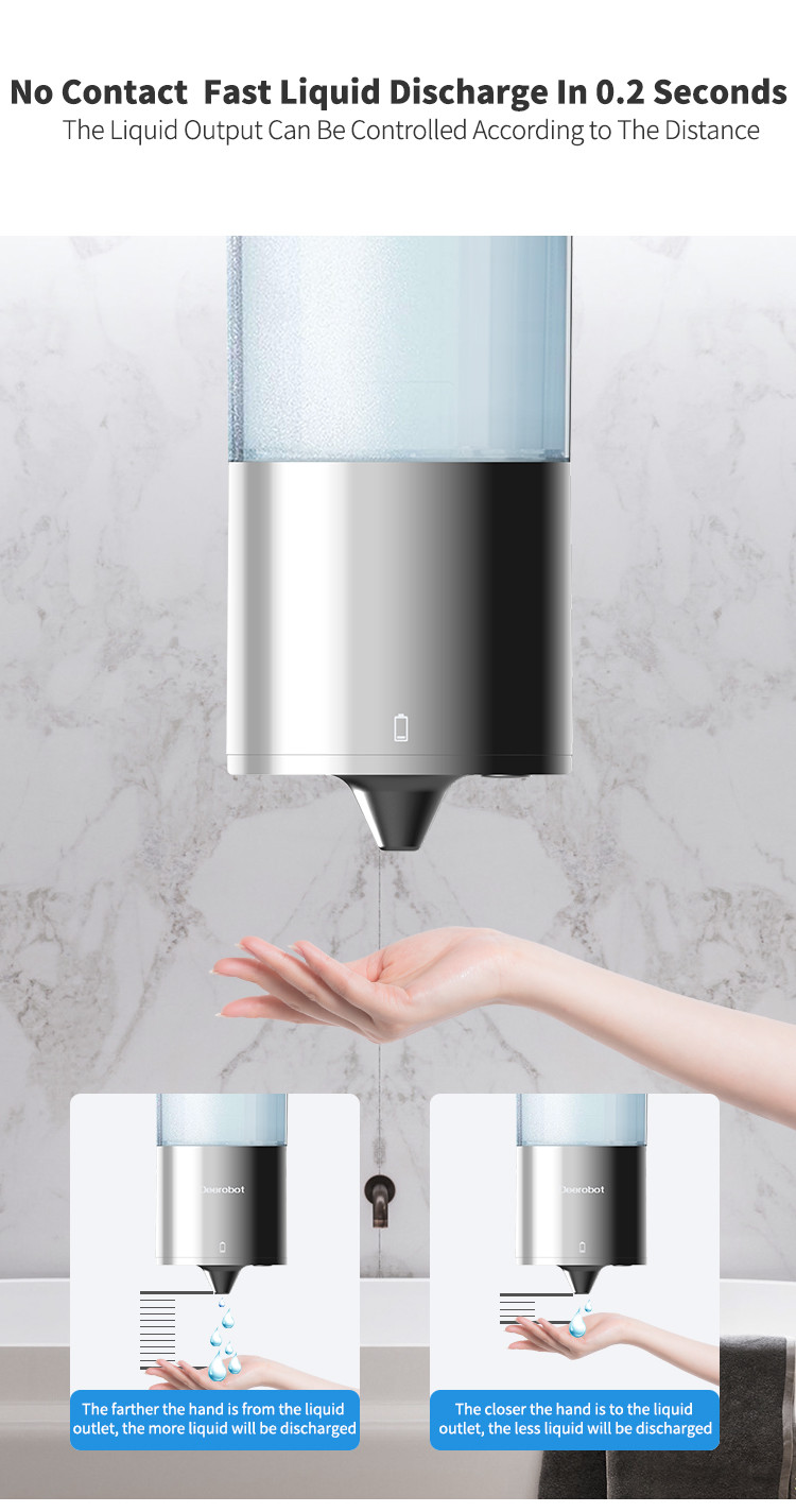 Luxury 3 In 1500ml Shower Shampoo And Soap Dispenser Automatic Foam Soap Dispenser