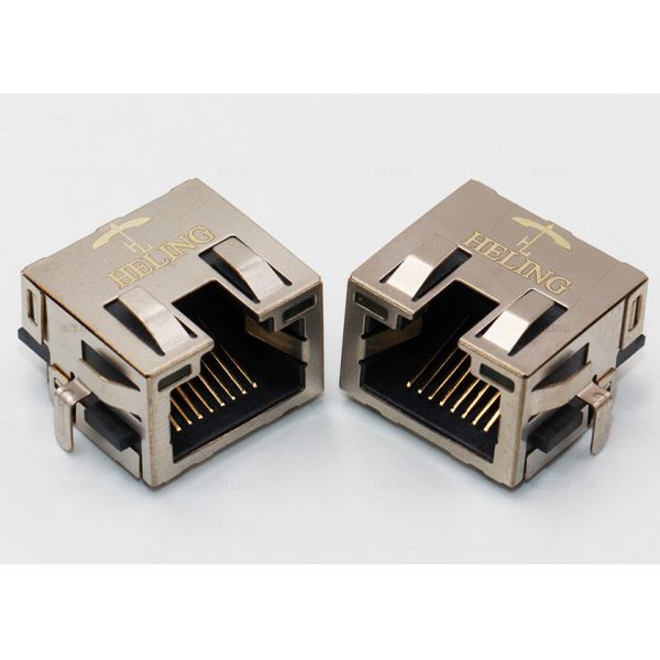 Black Housing Right Angle RJ45 MJ88-B011-RVSL2