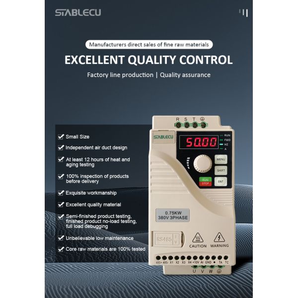 220V Mini Variable Frequency Inverter Single Phase Input For AC Motor