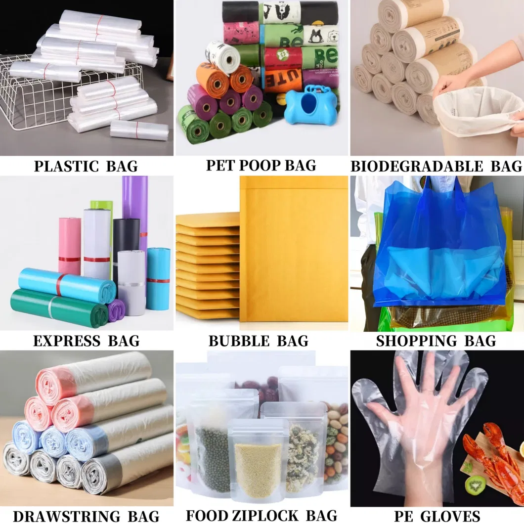 Custom Logo Storage Hand Food Pouch Plastic Produce Bag on Roll Food Storage Bag