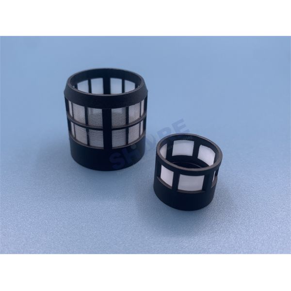 Custom PP Filter Mesh Cylinder Tubes Vertical Oblique Seam Ultrasonic Welding No Burrs No Material Build Up