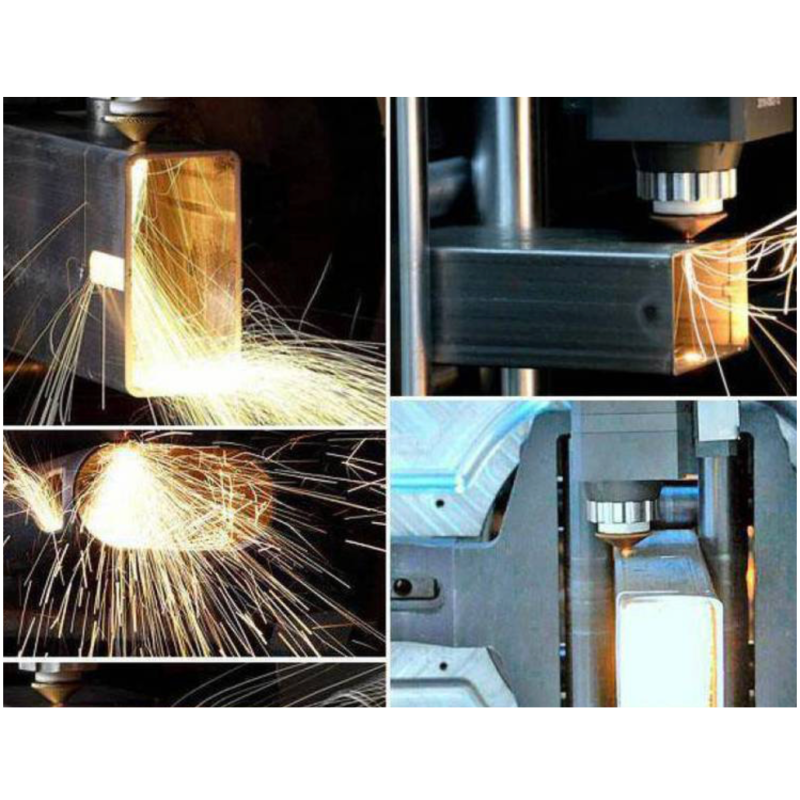 Automatic Loading System Pipe Laser Cutting Machine 6000W 6m High Precision