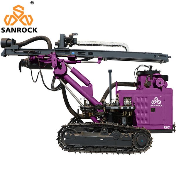 Mining DTH Drilling Rig 30m Borehole Crawler Drilling Machine Hydraulic Down The Hole Drill Rig