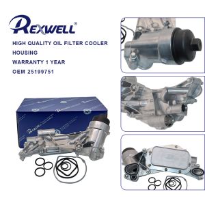 Buy cheap 25199751 12992593 93186324 Engine Oil Cooler Filter Housing Assembly for Chevrolet Chevy Cruze Aveo G3 Opel Astra 1.8L product
