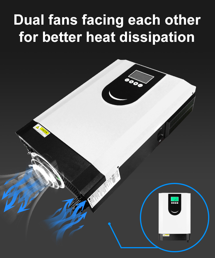 6.2Kw Solar Off Grid Hybrid Inverter 3 Phase Solar Pump Inverter With Mppt And Vfd Hybrid Solar Inverter Mppt Dc 12V 220V