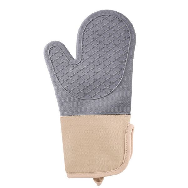 Silicone Oven Mitts And Pot Holders Set Heat Resistant To 450℉ Extra Long 15 Inch Professional Silicone Baking Gloves