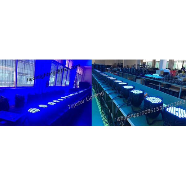 Tri Color RGB Led Par Light 54 3w Cast Aluminum Housing Led Spot Light