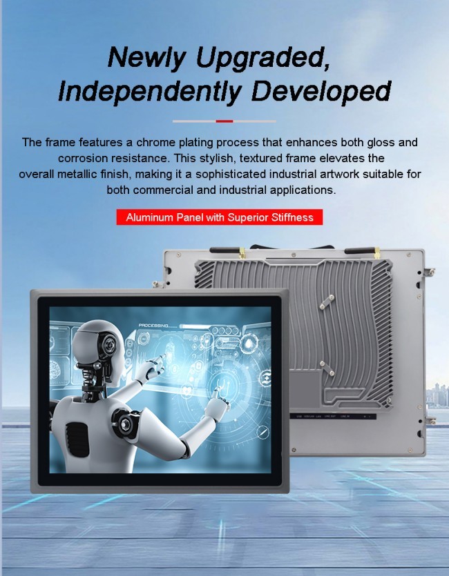 15.6 Inch High Brightness 1000 Nits Vesa Wall Mounted Waterproof Lcd Capacitive Embedded Touchscreen Monitor