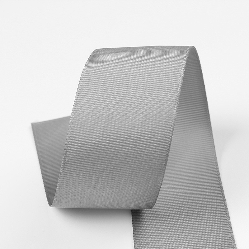 3mm-100mm Solid Assorted Color Polyester Grosgrain Ribbon for Gift Wrapping and DIY Craft