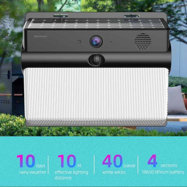 Two Way Audio Wifi Low Power IP66 Outdoor Security Camera