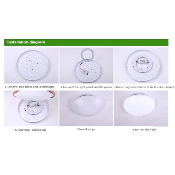 5730 6W - 24w Ring Magnetic Plate LED Ceiling Light Board 220V To Replace 50W LED Ceiling Light Ring
