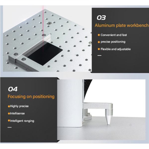 Desktop Portable CNC Laser Engraving Machine High Precision Marking Machine ≤0.001mm Working Accuracy
