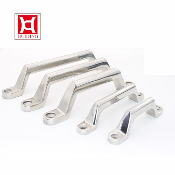 SS304 Industrial Heavy Duty Door Cast Pull Handles 105mm For Cabinet Machine Boat