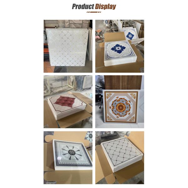 Customized PVC Wall Ceiling Panel Fireproof Square For Home Office