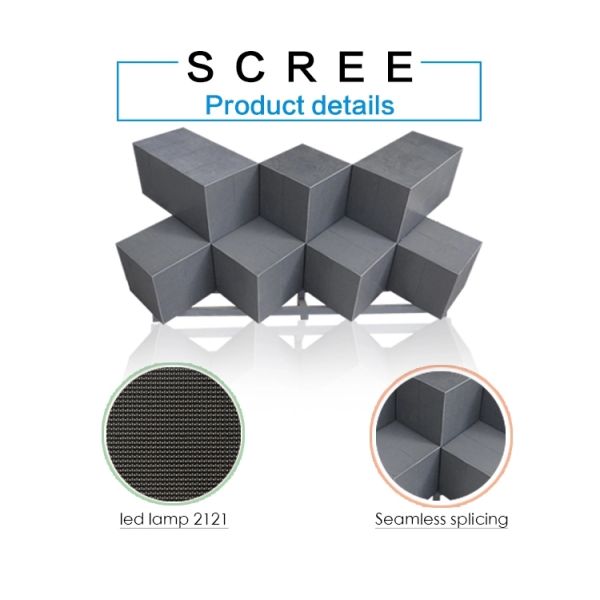 full color led display screen led diamond dj booth sphere arc globe led screen