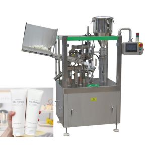 Automatic Soft Plastic Tube Filling Sealing Machine Cosmetic Lotion Cream
