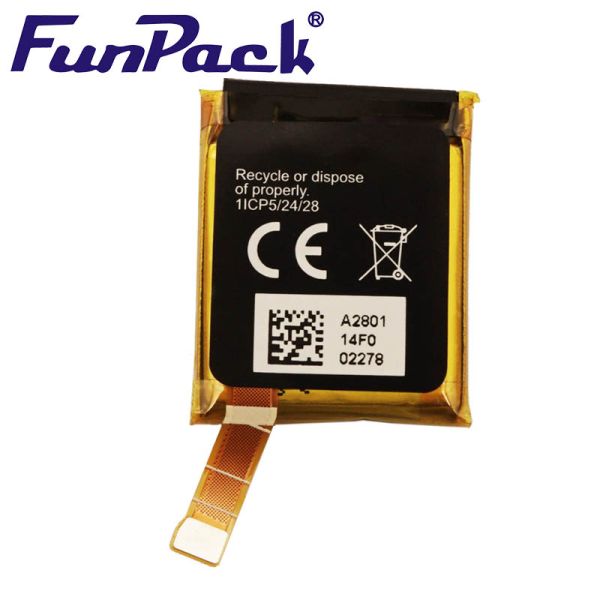 3.85V Wearable Device Battery 400mAh 1.54Wh Rechargeable Polymerthe Material