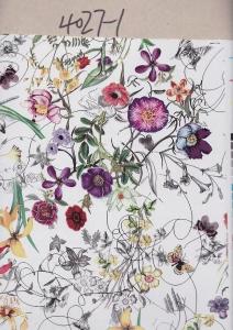 Buy cheap Transfer foil for leather Flower design transfer film for pvc leather G4027 Hot stamping foil for pu leather product