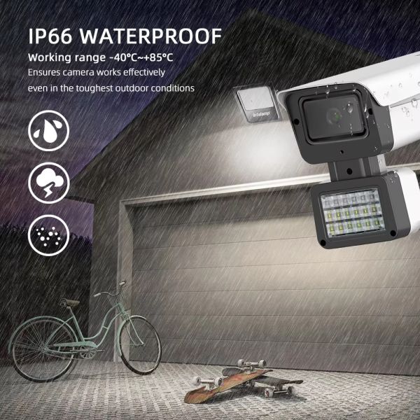 Outdoor Cameras Hd Ip Camera Built-in Siren Detection Alarming Security Network Outdoor Bullet Network Camera