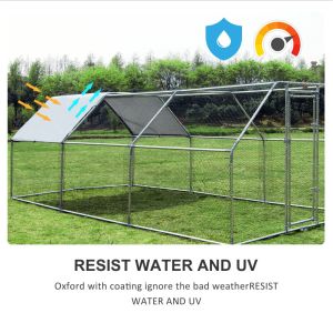 CE Easy Clean 54.5kgs 6x3x2m Walk In Chicken Cage