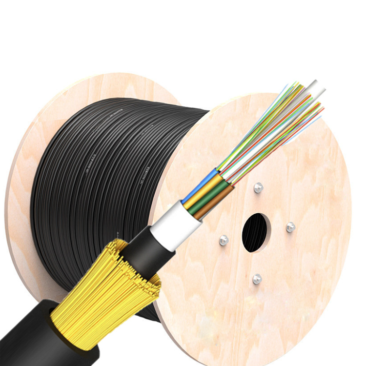 G652D 12F 100m Span Aerial Duct ADSS Fiber Optic Cable