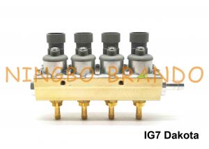 Buy cheap RAIL Type IG7 Dakota Navajo Injector Rail 2 Ohm 4 Cylinder Aluminum Body For LPG CNG product